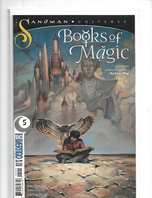 Books of Magic #5 Main Cover DC Vertigo Comic 1st Print 2019 unread mix1