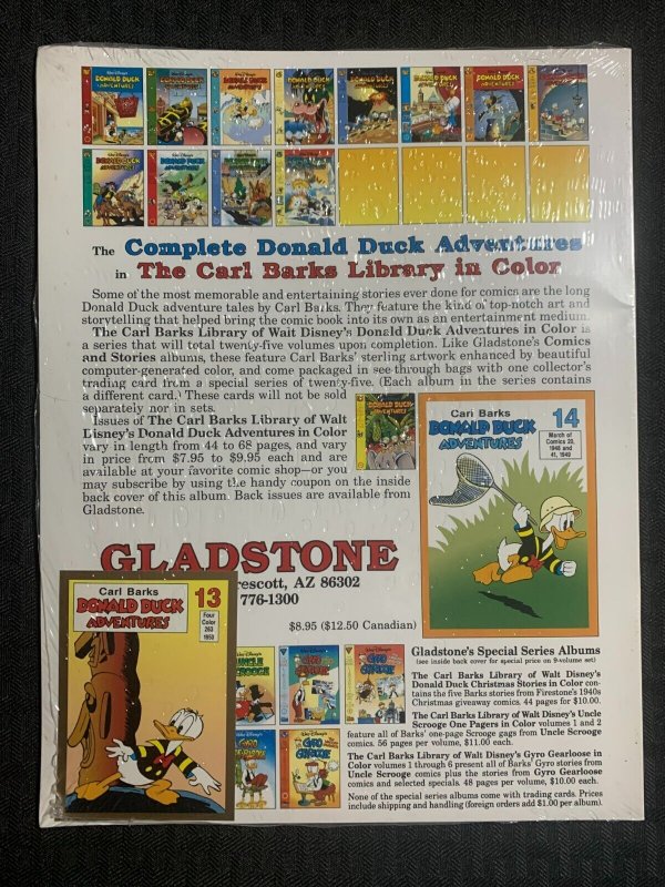 DONALD DUCK ADVENTURES Carl Barks Library #13 SC Gladstone SEALED w/ Card