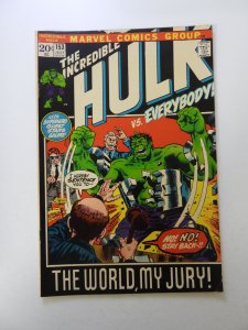 The Incredible Hulk #153 (1972) FN- condition tape pull front cover
