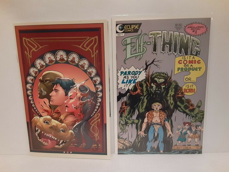 JOHN CARTER: WARLORD OF MARS #12 VARIANT + ELF-THING #1 - FREE SHIPPING