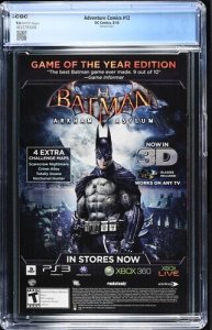Adventure #12 CGC 9.6-2010-VARIANT COVER-DC 4632793006