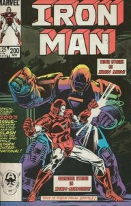 Iron Man #200 ORIGINAL Vintage 1985 Marvel Comics Iron Monger