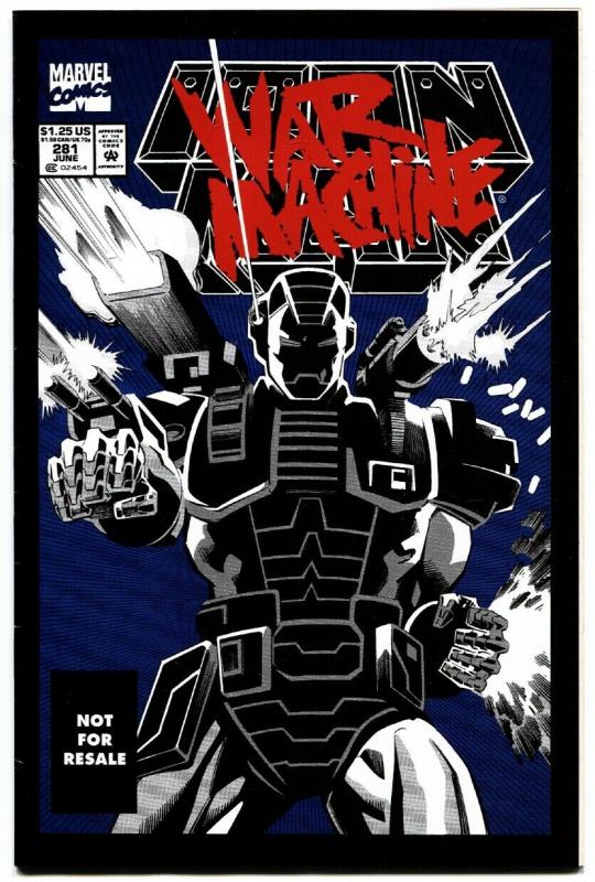 IRON MAN #281-FIRST WAR MACHINE-MARVEL RARE REPRINT