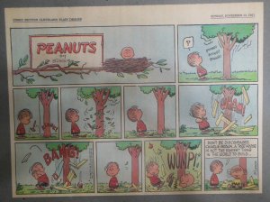 Peanuts Sunday Page by Charles Schulz from 11/12/1961 Size: ~11 x 15 inches