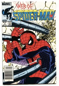 WEB OF SPIDER-MAN #4 1985 Newsstand cover MARVEL NM-