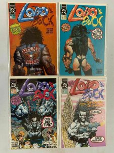 Lobo's Back set #1-4 avg 8.5 VF+ (1992)