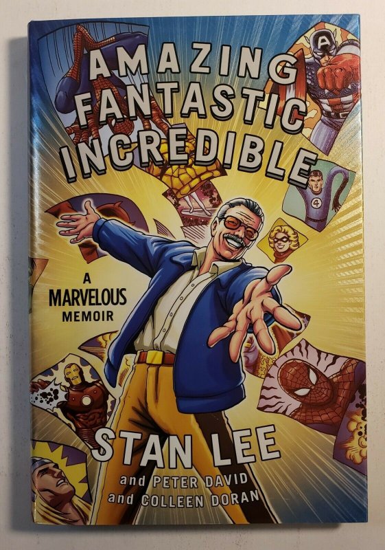 AMAZING  FANTASTIC  INCREDIBLE STAN LEE A MARVELOUS MEMOIR HARD COVER  NEW