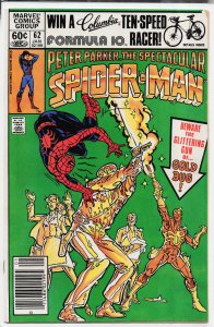 The Spectacular Spider-Man #62 (1982) Spider-Man