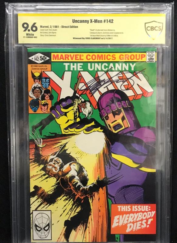 Uncanny X-men #142 (Marvel, 1981) CBCS 9.6 Claremont Sig