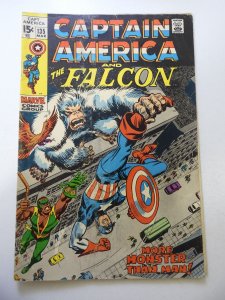 Captain America #135 (1971) VG Condition manufactured w/ one staple