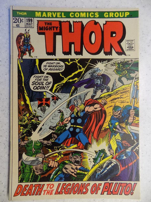 THE MIGHTY THOR # 199 MARVEL GODS JOURNEY ACTION ADVENTURE