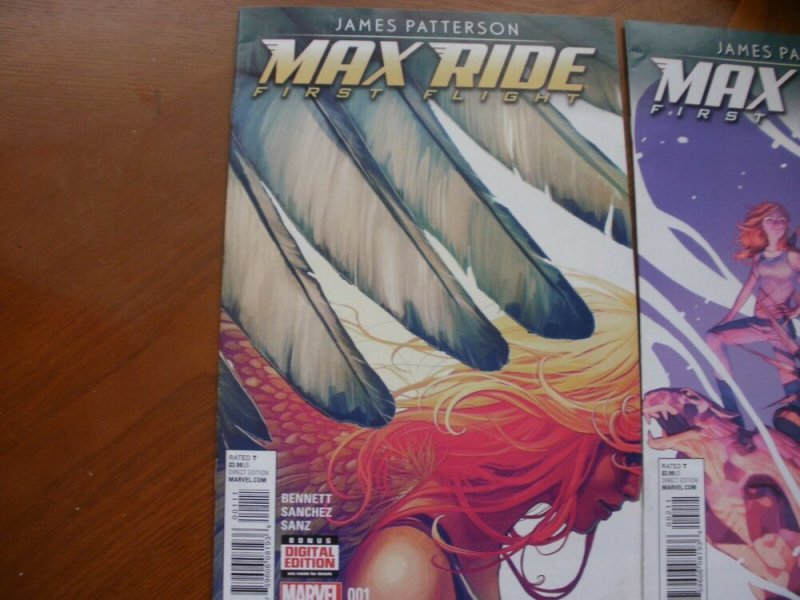 5 Marvel Comics MAX RIDE FIRST FLIGHT Comic #1 #2 #3 #4 #5 (James Patterson)