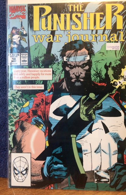 The Punisher War Journal #18 Newsstand Edition (1990)