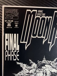 NM+ 9.6 MARC SPECTOR: MOON KNIGHT #60 Stephen Platt Last Issue 1989 Marvel MCU
