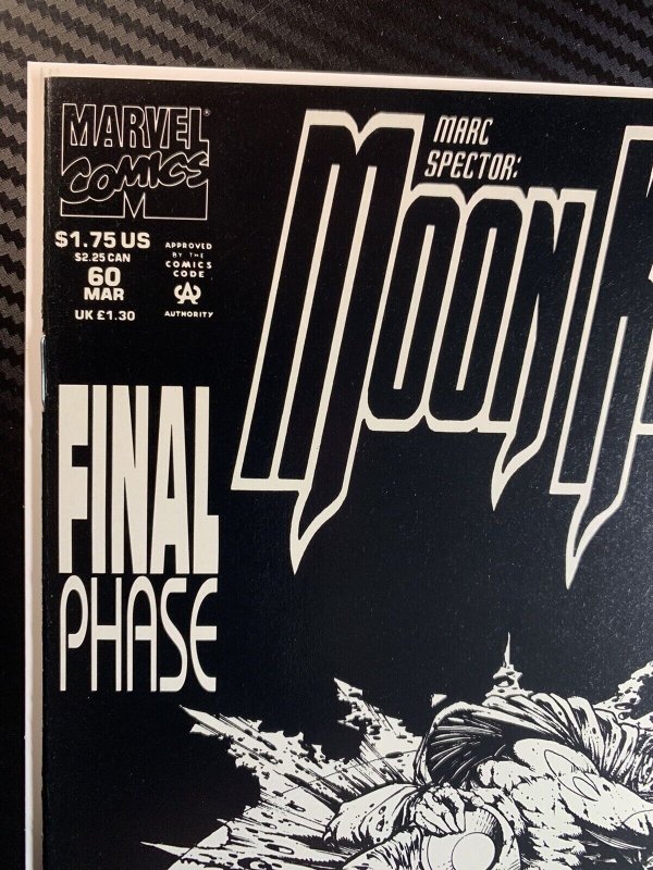 NM+ 9.6 MARC SPECTOR: MOON KNIGHT #60 Stephen Platt Last Issue 1989 Marvel MCU