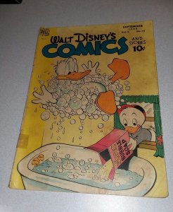 Walt Disney's COMICS & STORIES #96 Carl Barks art 1948 Little Toot begins movie