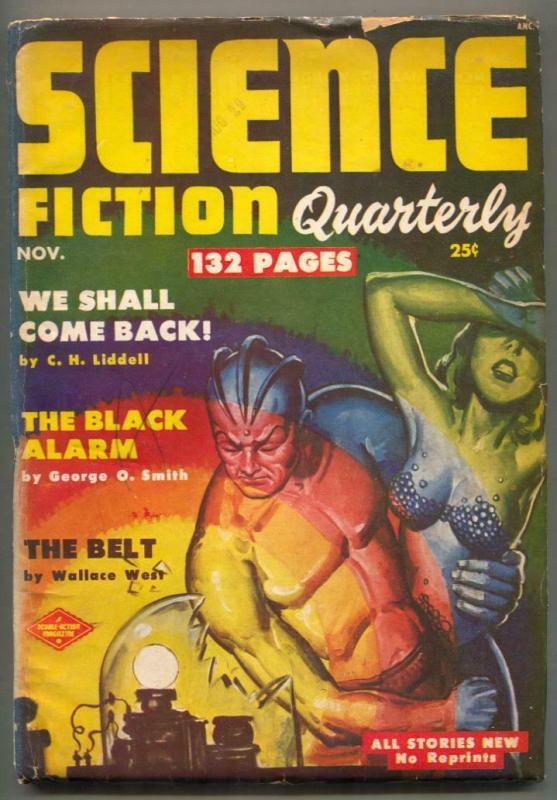 Science Fiction Quarterly Pulp 11/1951- BLACK ALARM