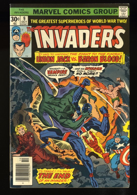 Invaders #9 FN+ 6.5