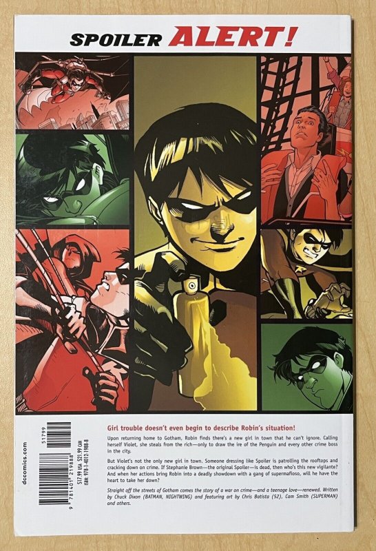 Robin Violent Tendencies TPB DC Comics 2008 Chuck Dixon & Chris Batista 