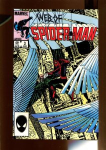 Web Of Spider Man #3 - Jim Mooney Art! (8.0/8.5) 1985