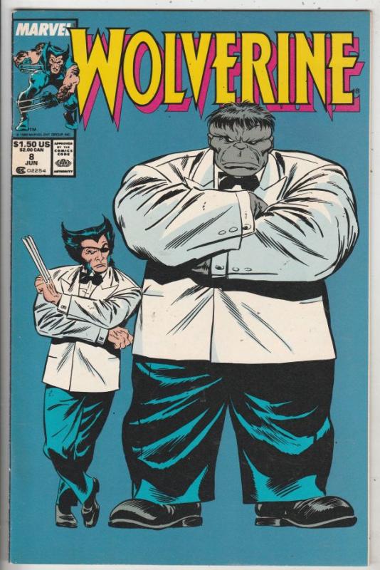 Wolverine #8 (Jun-89) NM- High-Grade Wolverine