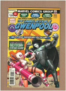 Unbelievable Gwenpool #21 2nd Print Marvel Comics 2018 Doctor Doom NM- 9.2