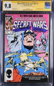 Marvel Super Heroes Secret Wars (1984)  # 7 (CGC 9.8 SS) Signed Beatty * Shooter