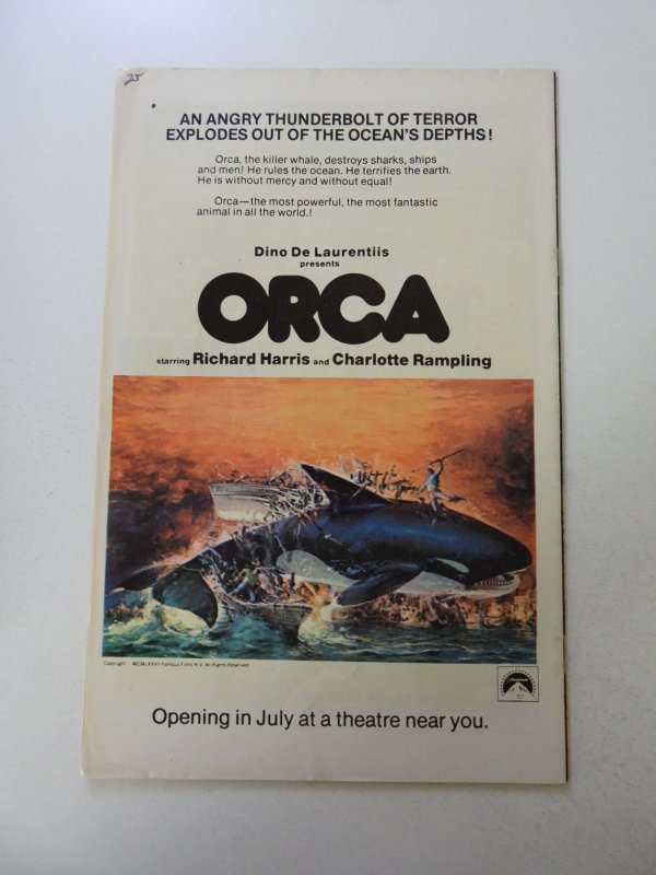 Omega the Unknown #10 (1977) FN+ condition  ink back cover