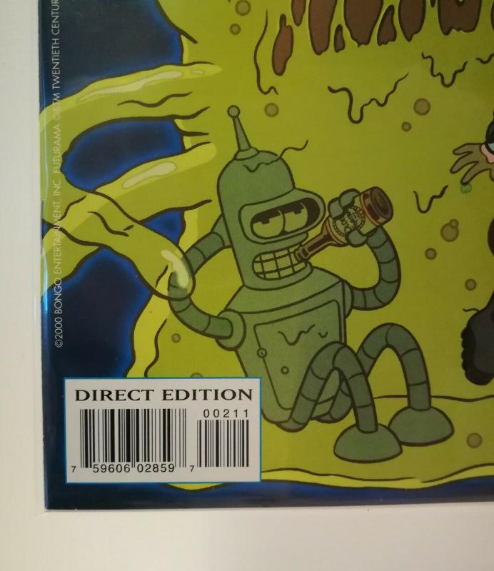 Futurama Comics #2 Bongo 2001 Grade 9.2 Nrmt flat, clean corners