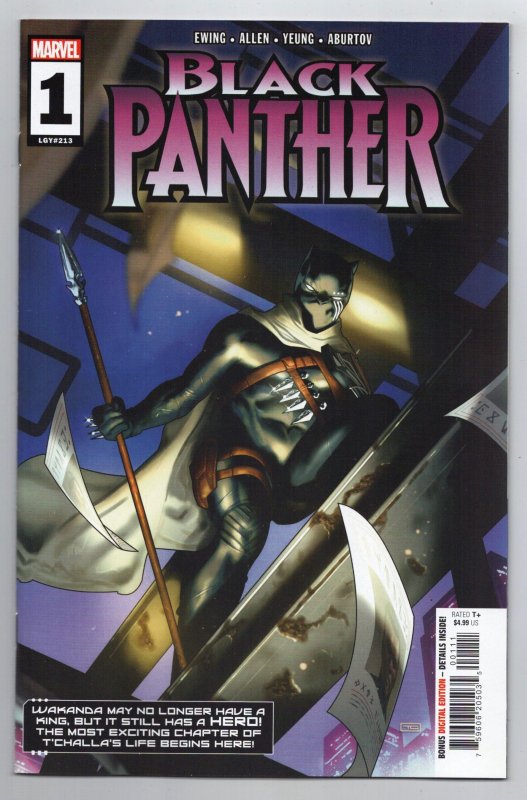 Black Panther #1 Alex Ross Main Cvr (Marvel, 2023) VF/NM