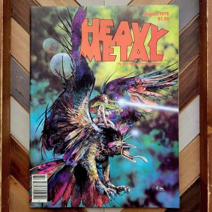 HEAVY METAL VOL. 2 #4 VF+ (HM 1978) MOEBIUS Caza DRUILLET Nino PETILLON Voss