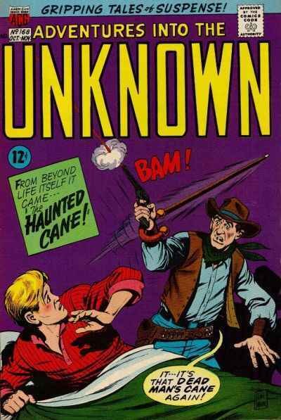 Adventures into the Unknown (1948 series) #168, Fine- (Stock photo)