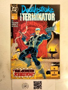 Deathstroke The Terminator #18 VF DC Comics comic book 17 JW47