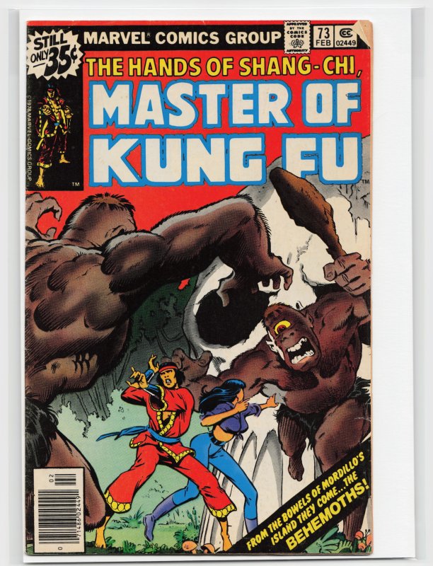 Master of Kung Fu #73 (1979) Master of Kung Fu / Shang-Chi