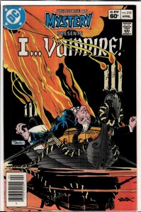 House of Mystery #315 (1983) I... Vampire!