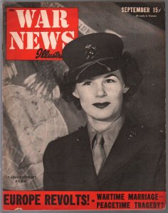War News Illustrated #11 9/1943-Lt Louise Stewart, USMC-war pix-Nazis-Radar-VG