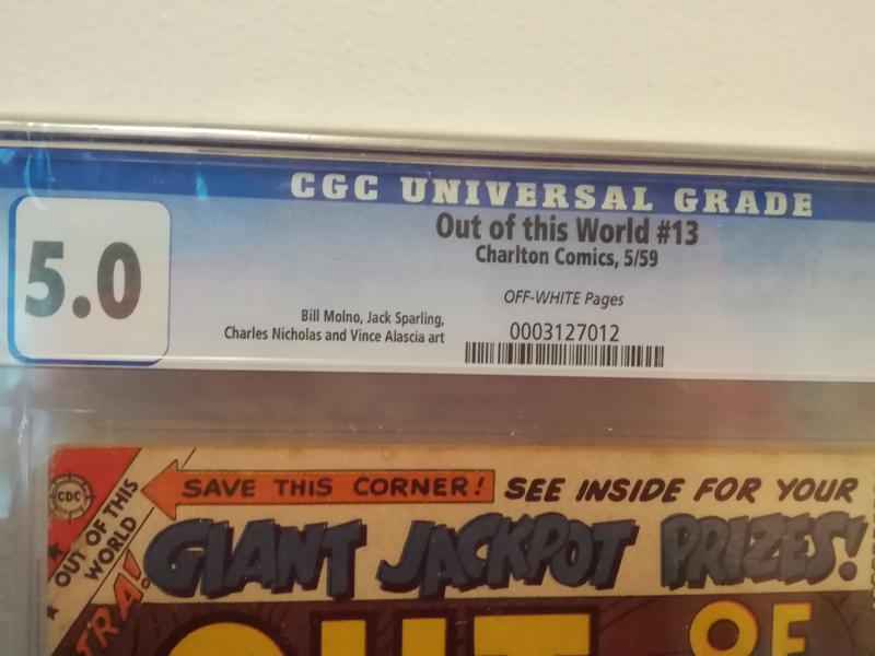 Out of this World, #13 May 1959, CGC graded 5.0