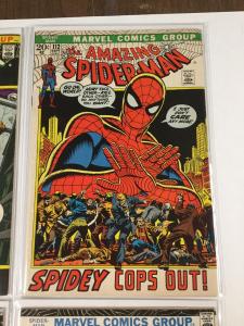 Amazing Spider-man 111 112 115 116 117 118 119 6.0-8.0 Fine / Very Fine Marvel