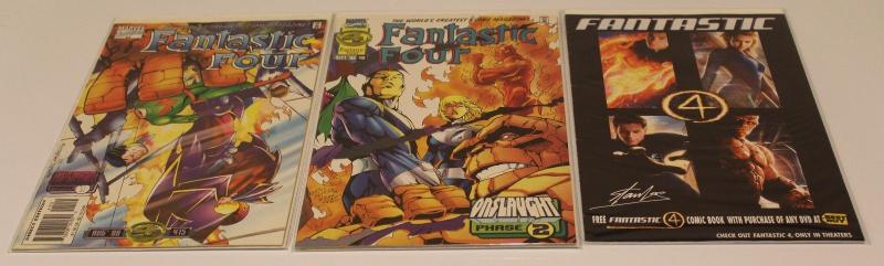 Marvel Fantastic Four #415-416 & Bonus comic ~VF+ (SIC572)