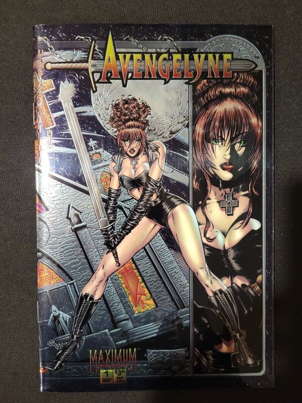 Avengelyne....# 1 Chromium Cover 1995 First print Maximum Press comic 
