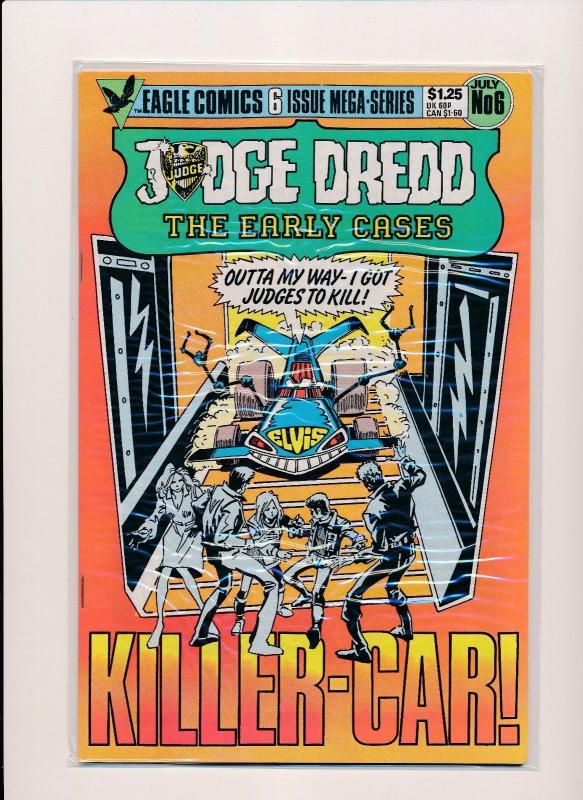 Judge Dredd's The Early Cases #1-6 (1,2,3,4,5,6) Eagle Comics ~VF/NM (HX173)