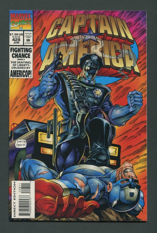 Captain America #428 /  9.2 NM-   June 1994