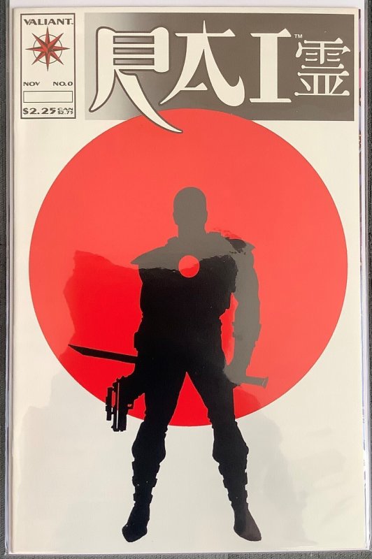 Rai #0 Matte Cover Version (1992) 1st app of Bloodshot & Rai II; Partial origin