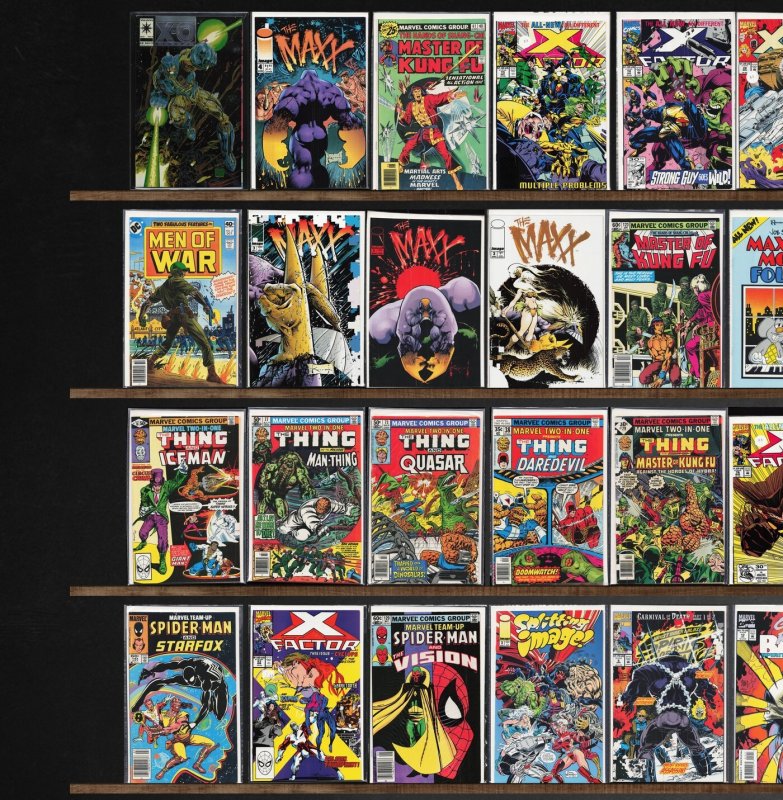 Huge Lot 140+ Comics with X-O Manowar, Marvel Two In One, X-Factor & More!
