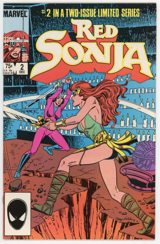 Red Sonja the Movie #1 #2 2 Issue Limited Series FNVF 7.0 Marvel 1985 Bronze Age 