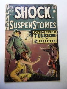 Shock SuspenStories #17 (1954) VG- Condition 3/4 spine split