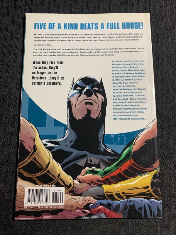 2008 OUTSIDERS Five of a Kind SC VF 8.0 1st DC Comics / Batman