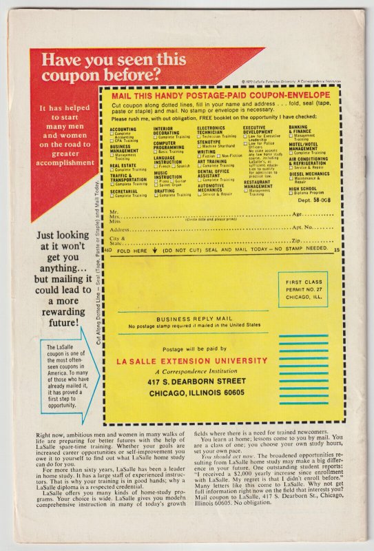 Arrgh! #1 (Dec 1974, Marvel), VG condition (4.0), Dracula story