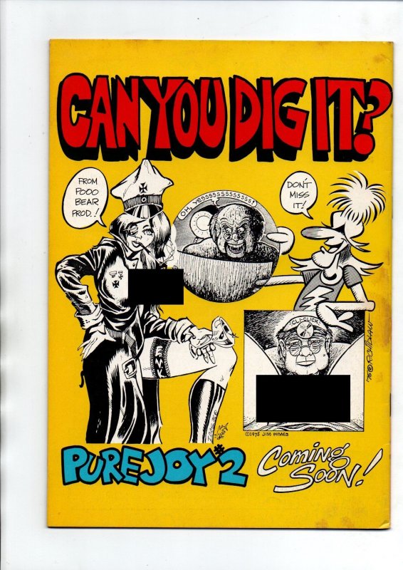 Pure Joy Comix - 1st Print - Underground - 1975 - VF