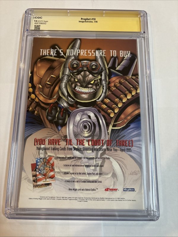 Prophet (1994) # 10 (CGC 9.8 SS) signed Stephen Platt • Image Comics • Census=1